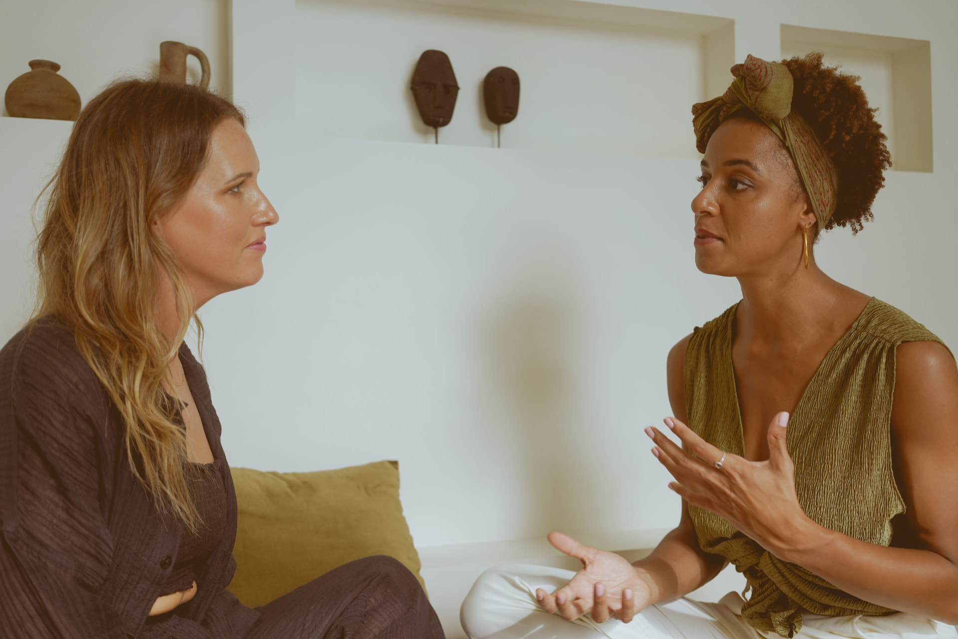 A coaching conversation in progress